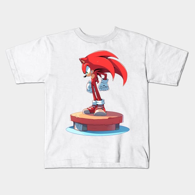 knuckles Kids T-Shirt by piratesnow